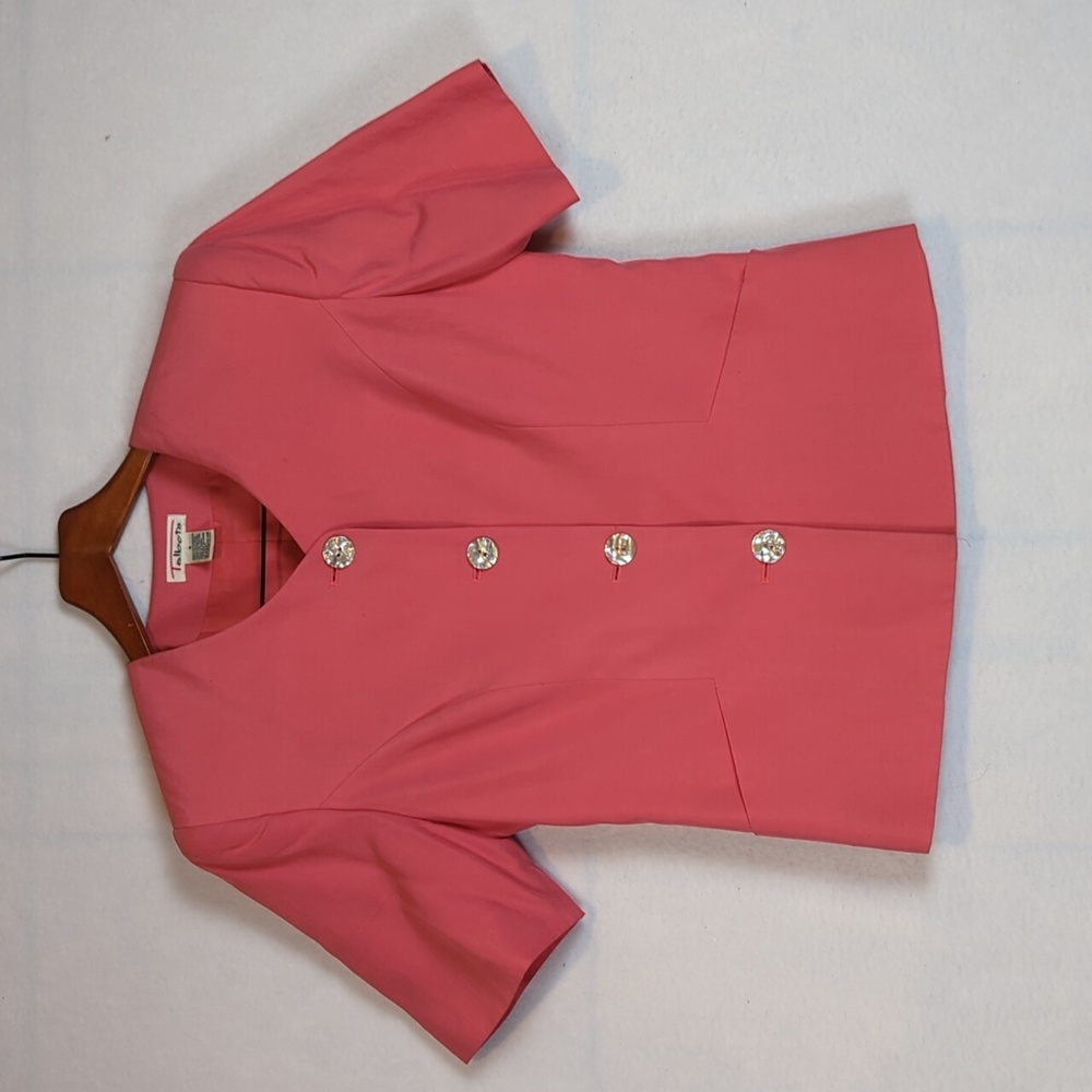 Women's Pink Short Sleeve Jacket